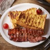 マイヤー 綺麗な焼き目が 食欲をそそる プレス＆グリルパン ＜２４ｃｍ＞ 笠原将弘氏監修 レシピ集付セット