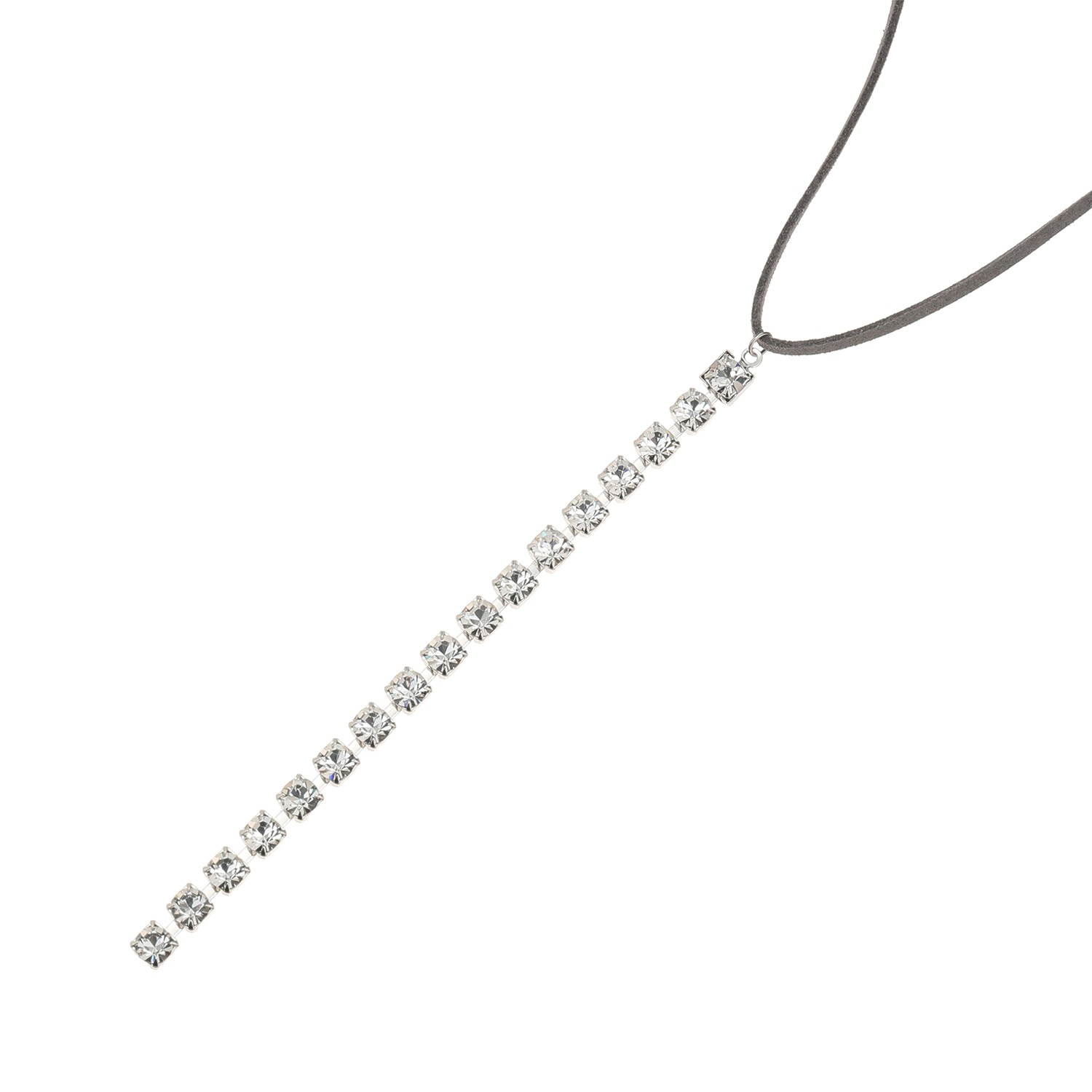 エアリーフェアリー プレシオサ社製 ダイヤレーン クリスタルガラス シャイニーＹ字ネックレス