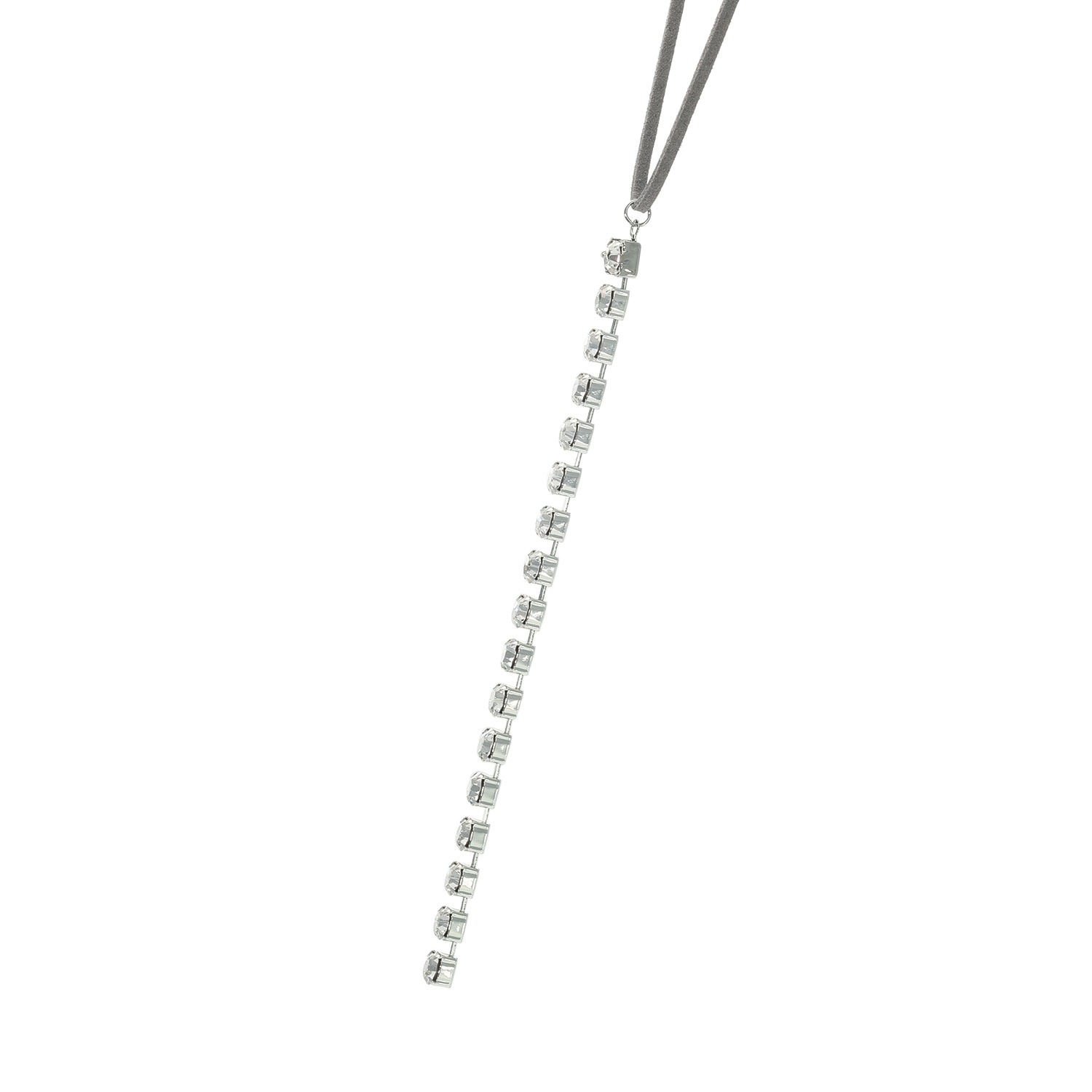 エアリーフェアリー プレシオサ社製 ダイヤレーン クリスタルガラス シャイニーＹ字ネックレス