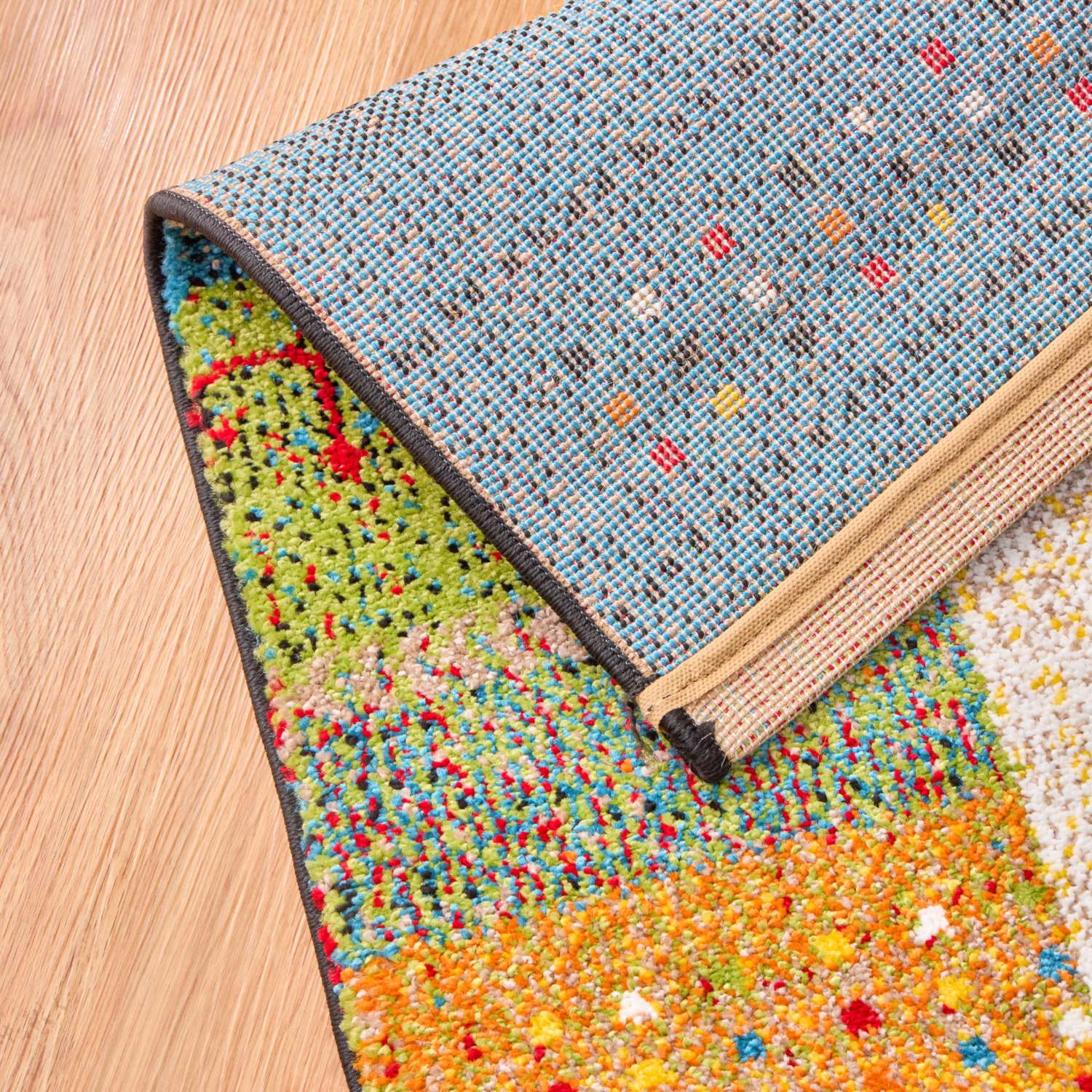 トルコ製 ギャベ柄 ウィルトン織カーペット “プラテリア” ＜２００×２５０ｃｍ＞