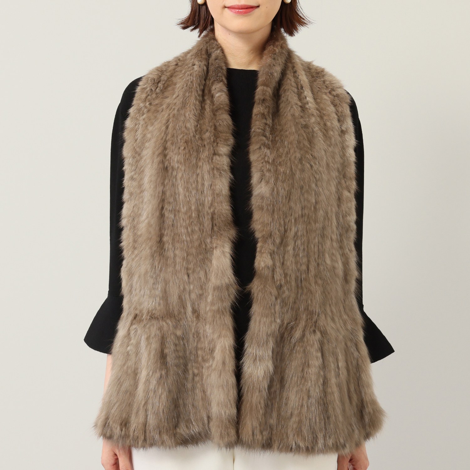 ロシアンセーブルヤーン ストール