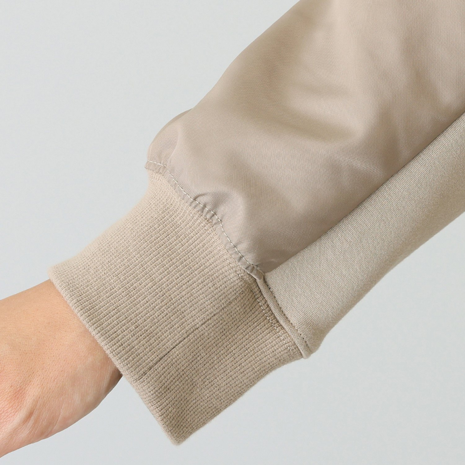 エムズ　スタイル ソフトスムース ミリタリー切替 ダブルジャケット