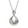 ラフィナリスタ サージカルステンレス インフィニティデザイン ダブルケーブルチェーン ペンダント