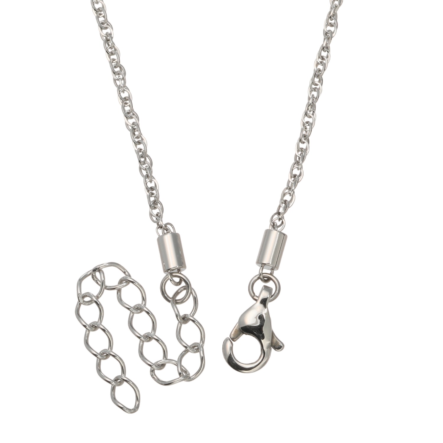 ラフィナリスタ サージカルステンレス インフィニティデザイン ダブルケーブルチェーン ペンダント