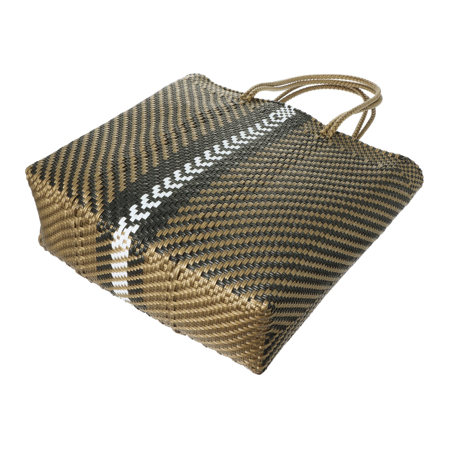 ムーンバード 手編みのメルカドバッグ ＜センターライン　Ｌ＞ 