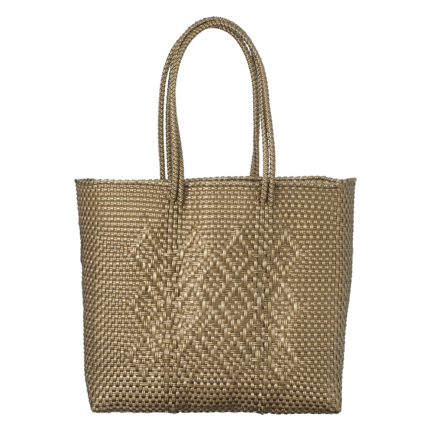 ムーンバード 手編みのメルカドバッグ ＜マチライン　Ｌ＞ 