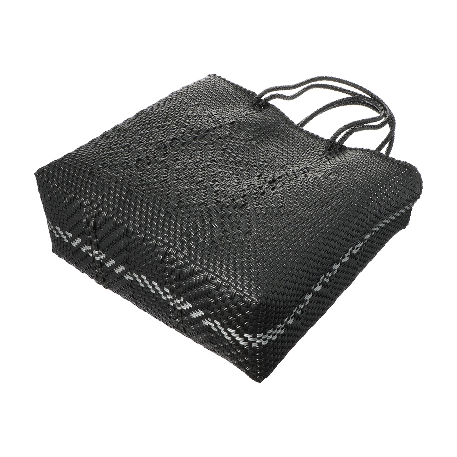 ムーンバード 手編みのメルカドバッグ ＜マチライン　Ｌ＞ 