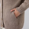 ルーエン　ローズ 内モンゴル産カシミヤ Ｖネックカーディガン