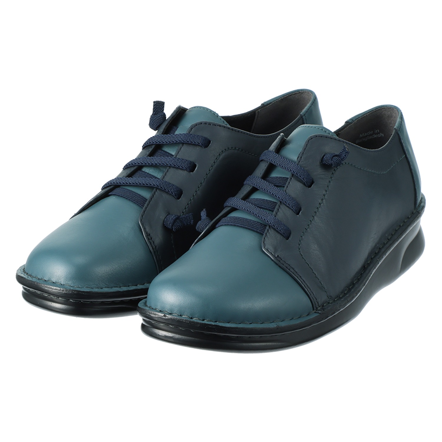 セナムーン “ＳＡＲＩ　ＳＳ” ソフト牛革 ゴム紐スリッポンシューズ 