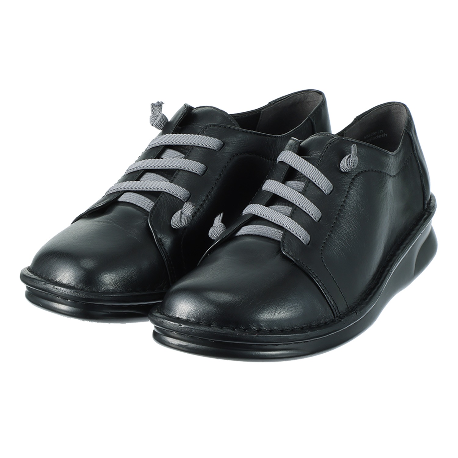 セナムーン “ＳＡＲＩ　ＳＳ” ソフト牛革 ゴム紐スリッポンシューズ 