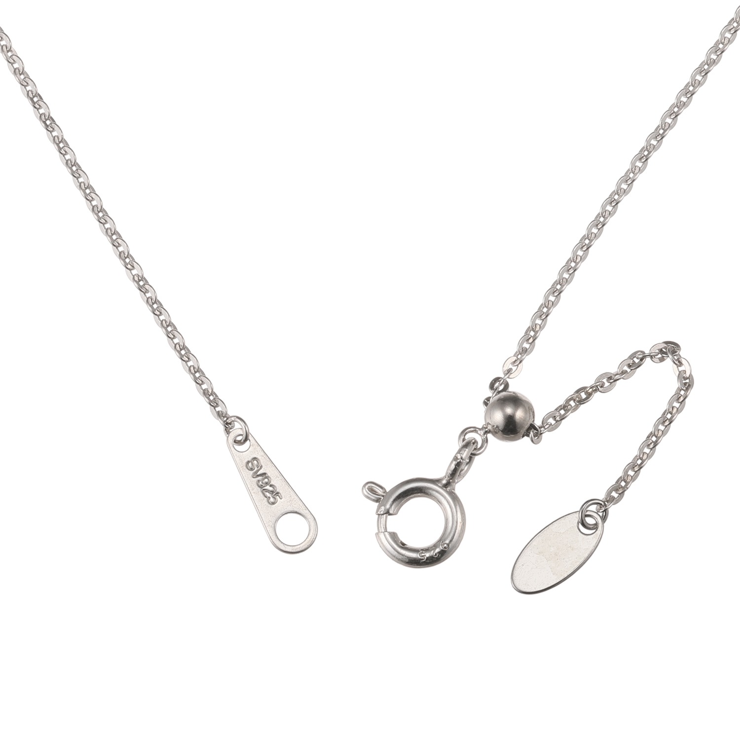 ブリランテステッラ シルバー　ＣＺ ラウンドデザイン パヴェペンダント