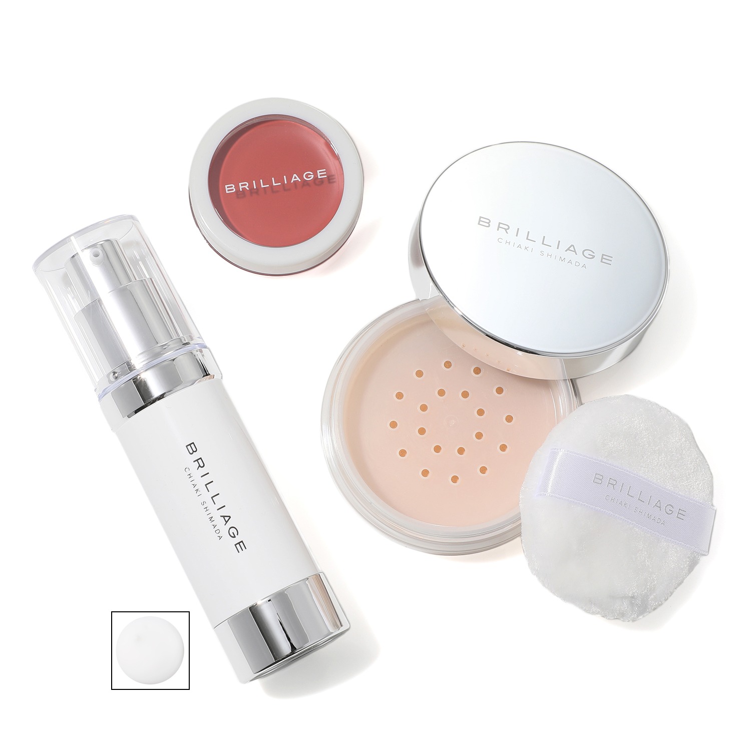 ブリリアージュ トレンドの毛穴レスで サラすべ肌＆ 潤いあふれる透明感を演出 煌めき艶メイク特別セット