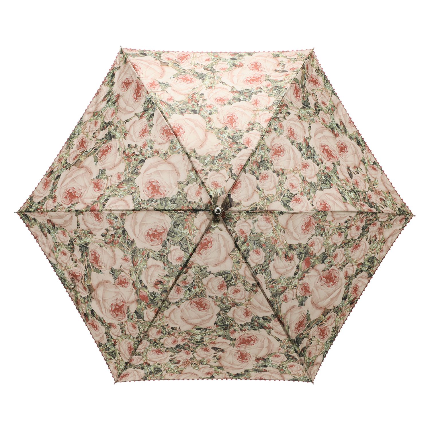 ラ　ルイス ルドゥーテ バラモティーフハンドル 晴雨兼用折りたたみ傘
