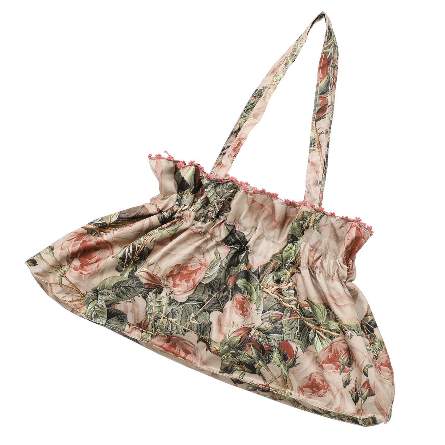 ラ　ルイス ルドゥーテ バラモティーフハンドル 晴雨兼用折りたたみ傘