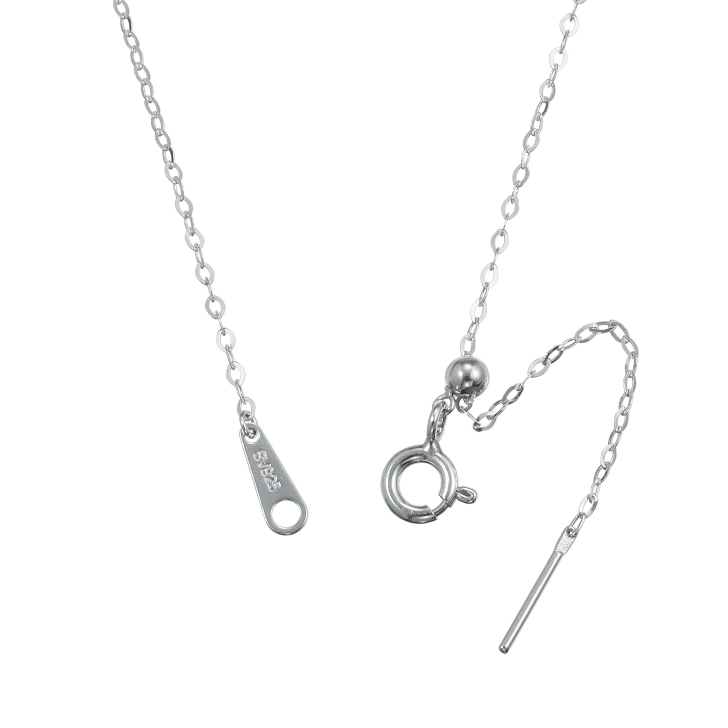 キャンディ　キカラ シルバー 大玉淡水パール １粒デザイン ロングネックレス