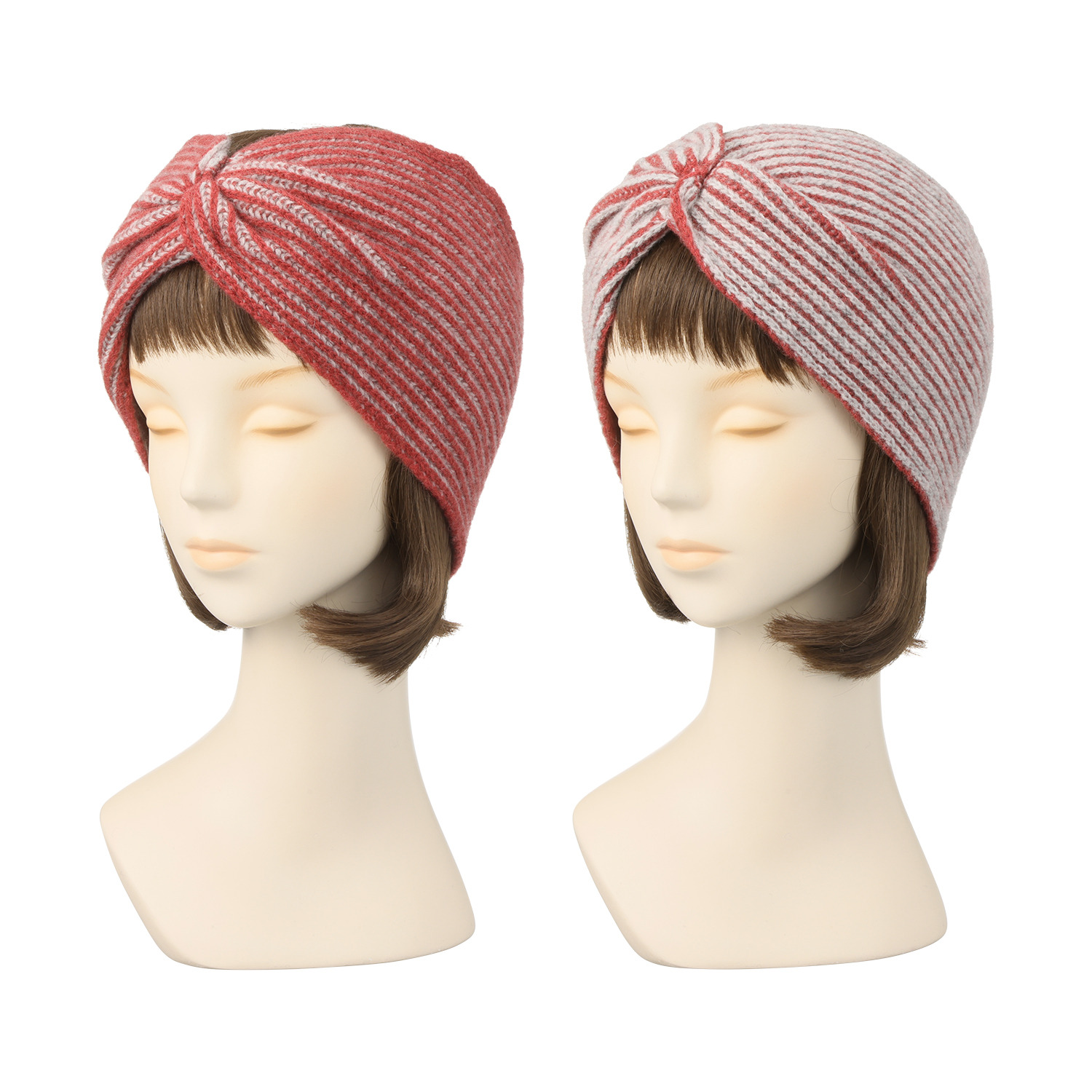 ベル・モード 日本製 タスマニア ラムウール１００％ リバーシブルヘアバンド