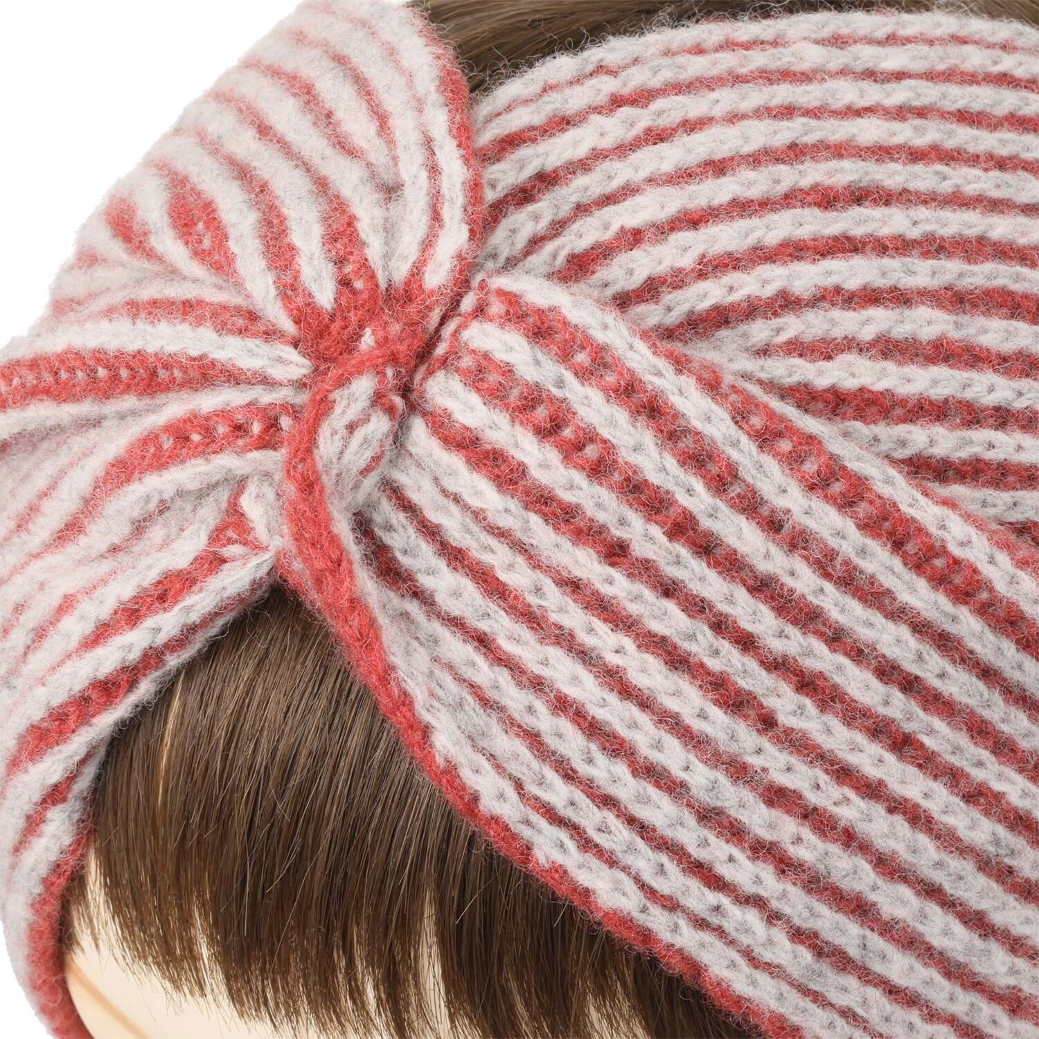 ベル・モード 日本製 タスマニア ラムウール１００％ リバーシブルヘアバンド