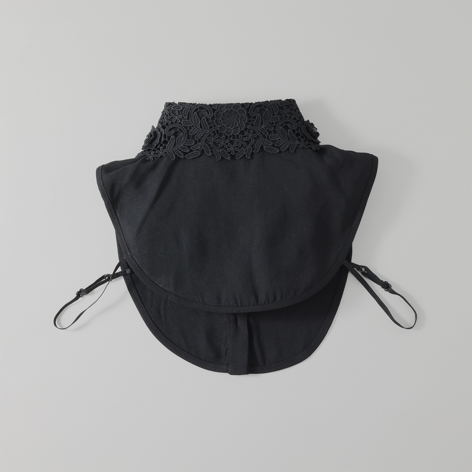 ドンナルマ 重ねて楽しむ 立体フラワーポイント レースつけ襟