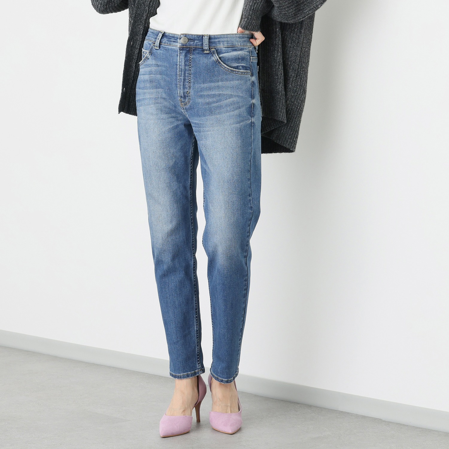 シュガーデプト ＮＥＷヴィンテージ ハイライズ サブリナ ストレッチデニムパンツ