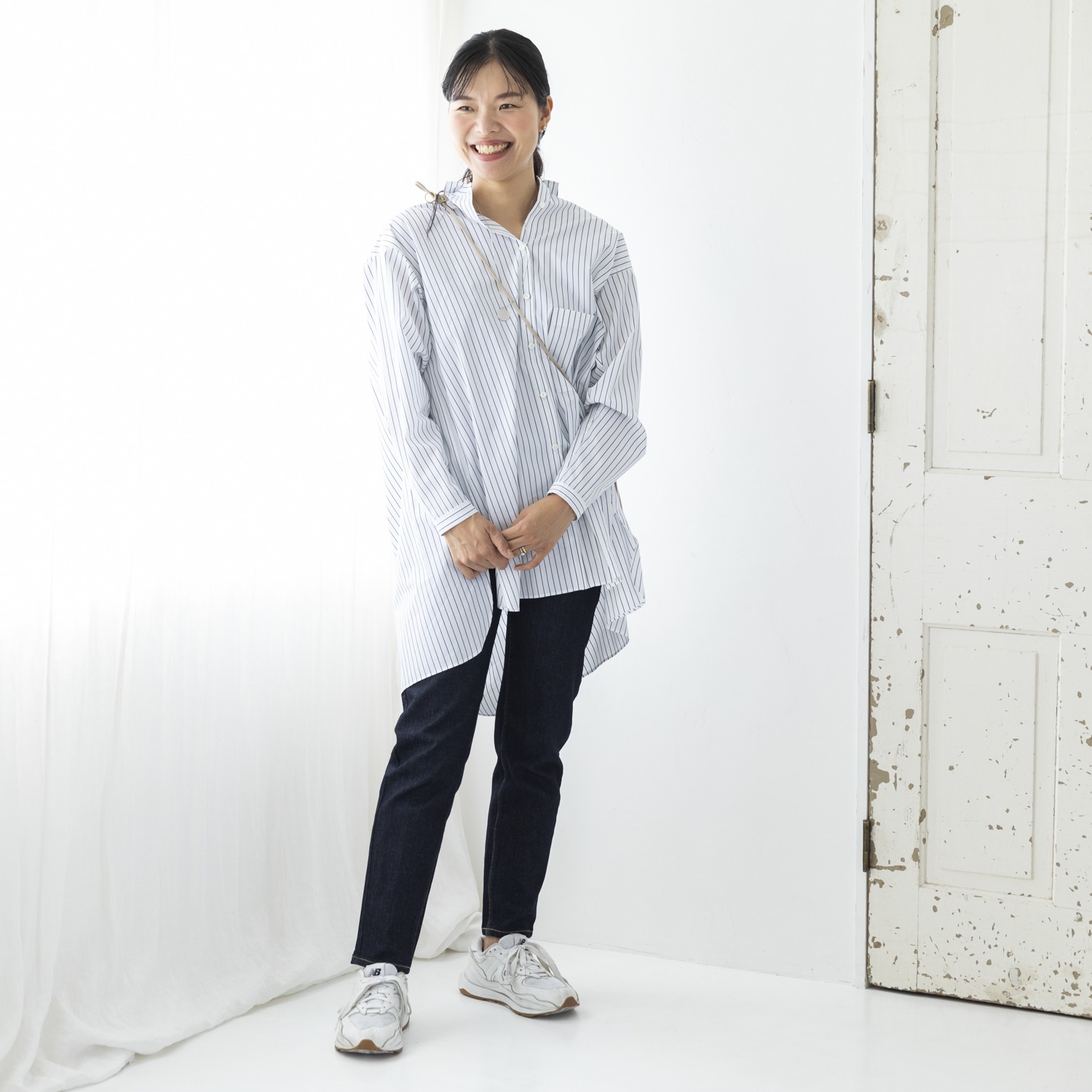 シュガーデプト ＮＥＷヴィンテージ ハイライズ サブリナ ストレッチデニムパンツ