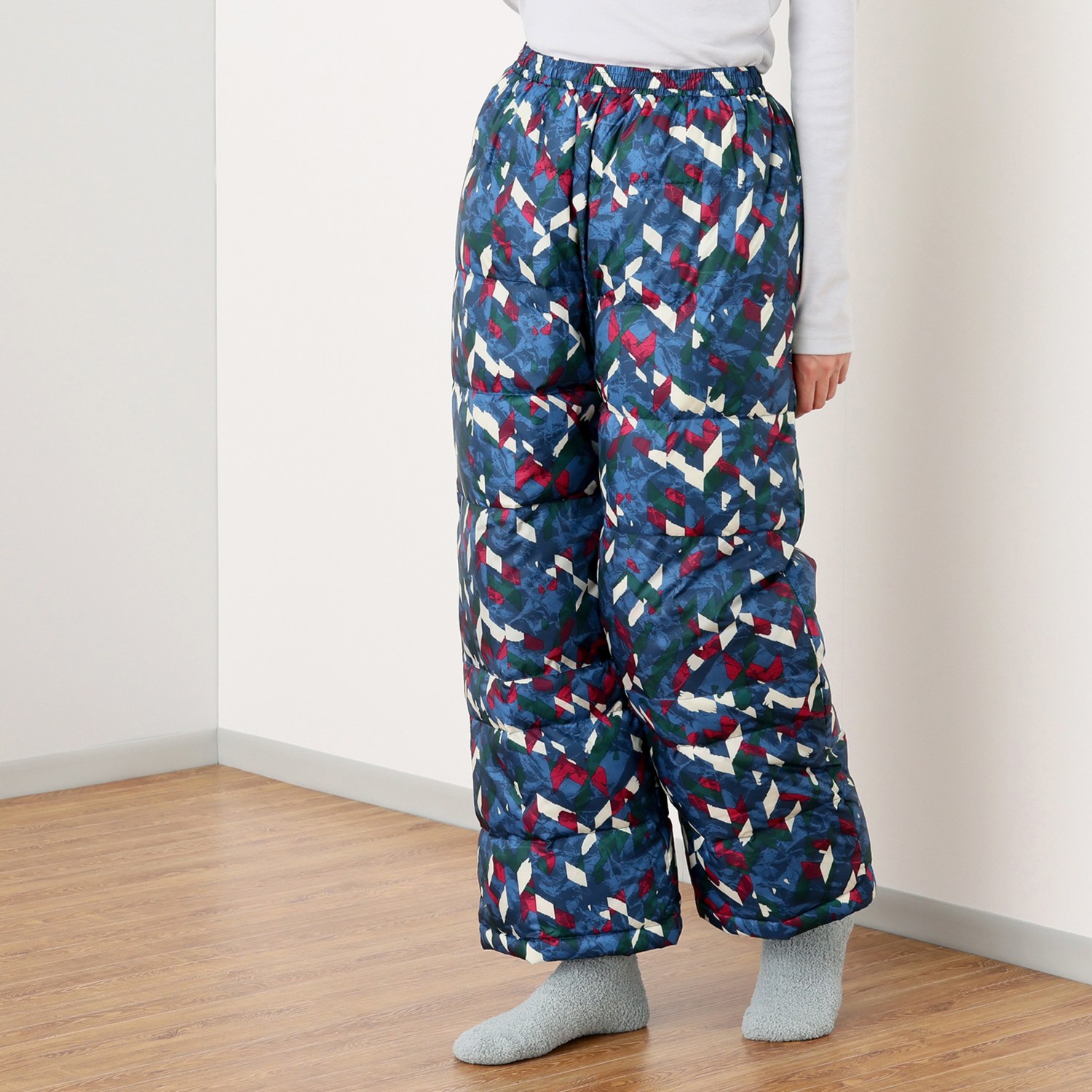 モリリン 軽くてあったか ホワイトダックダウン 羽毛パンツ