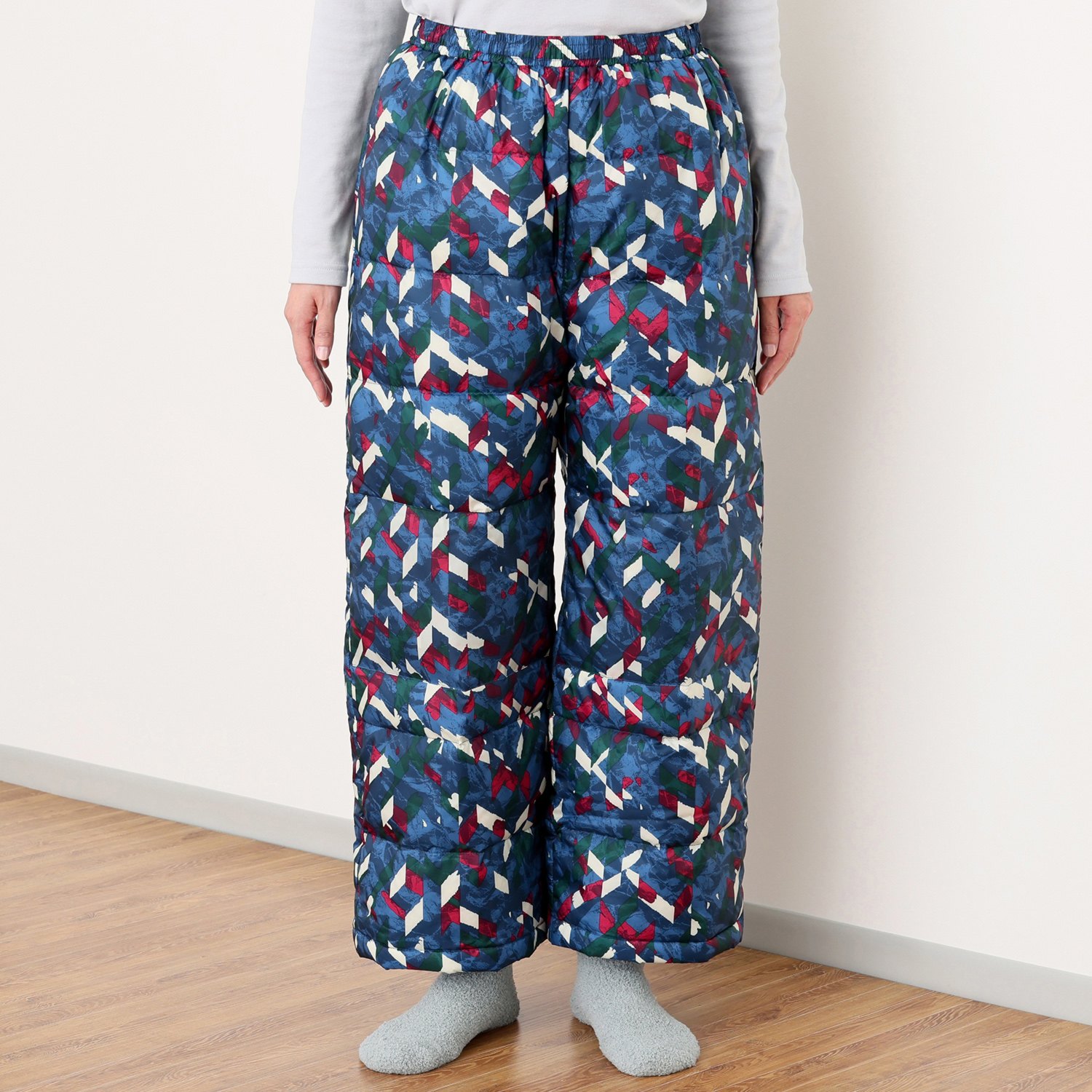 モリリン 軽くてあったか ホワイトダックダウン 羽毛パンツ