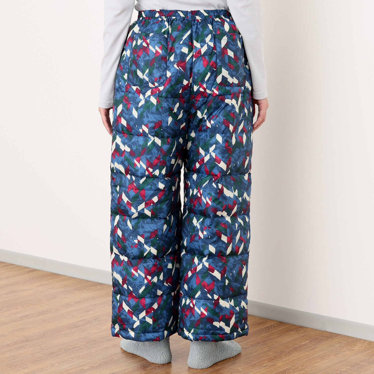 モリリン 軽くてあったか ホワイトダックダウン 羽毛パンツ