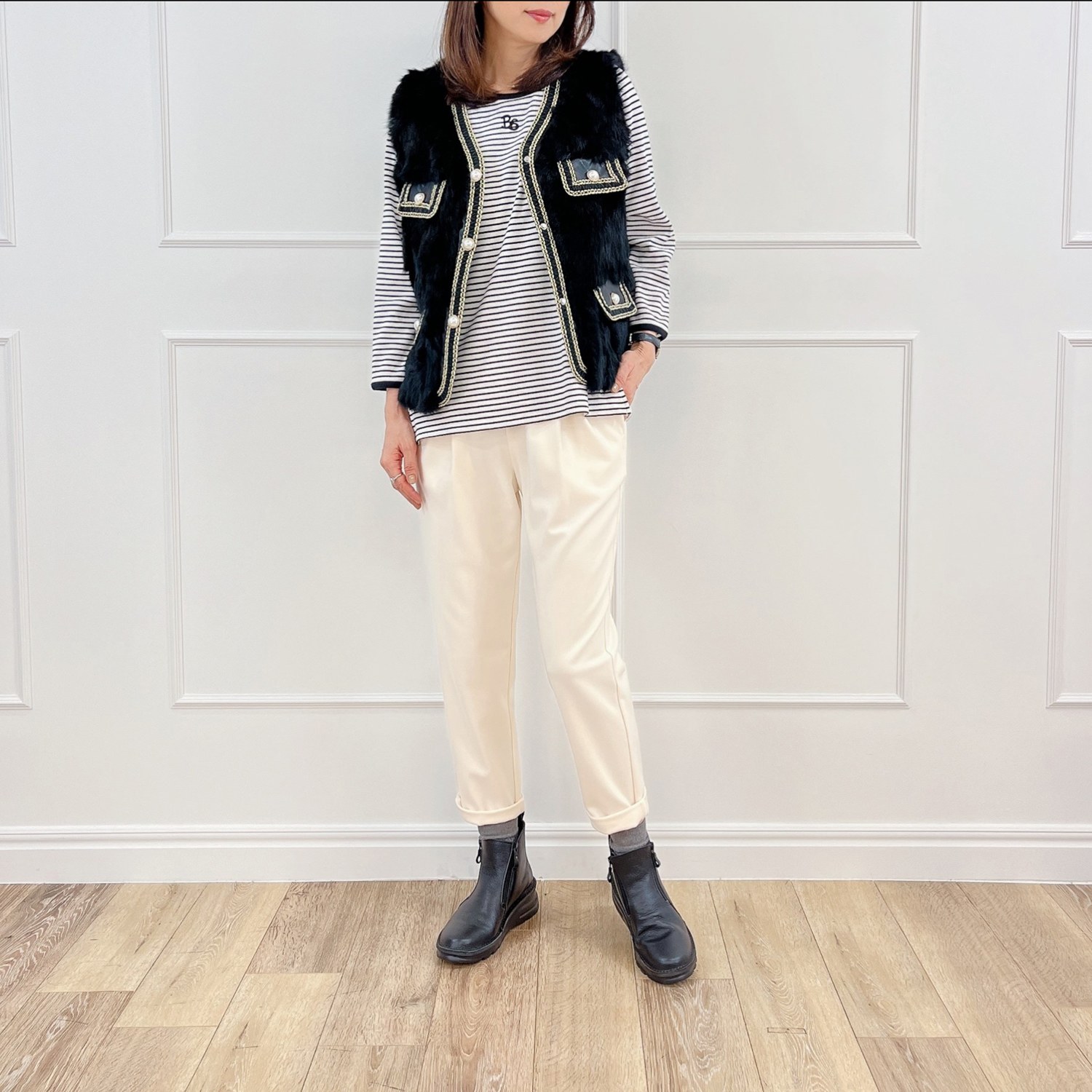 ＪＳハートレーベル ＜日本製＞ はっ水姫路レザー ダブルジップ 軽量コンフォートブーツ