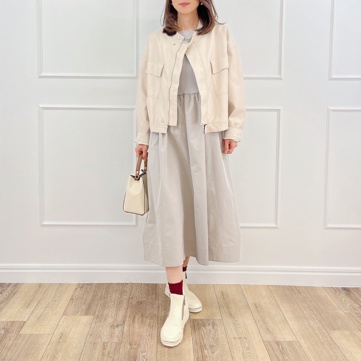 ＪＳハートレーベル ＜日本製＞ はっ水姫路レザー ダブルジップ 軽量コンフォートブーツ