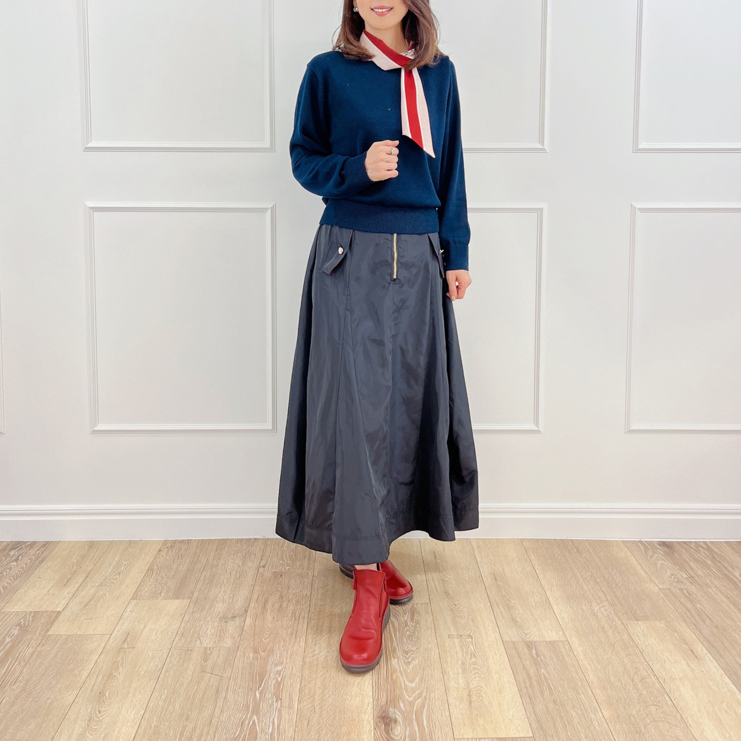 ＪＳハートレーベル ＜日本製＞ はっ水姫路レザー ダブルジップ 軽量コンフォートブーツ