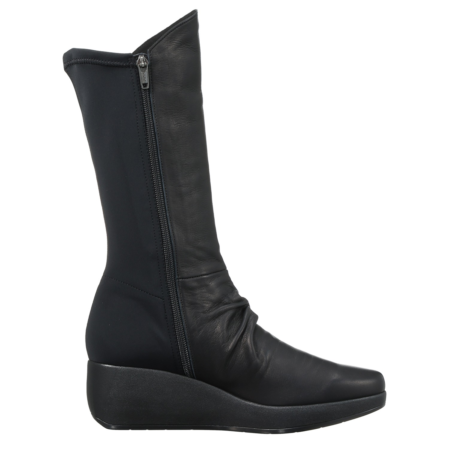 ＪＳハートレーベル ＜日本製＞ 姫路レザー バックストレッチ ウエッジソールブーツ