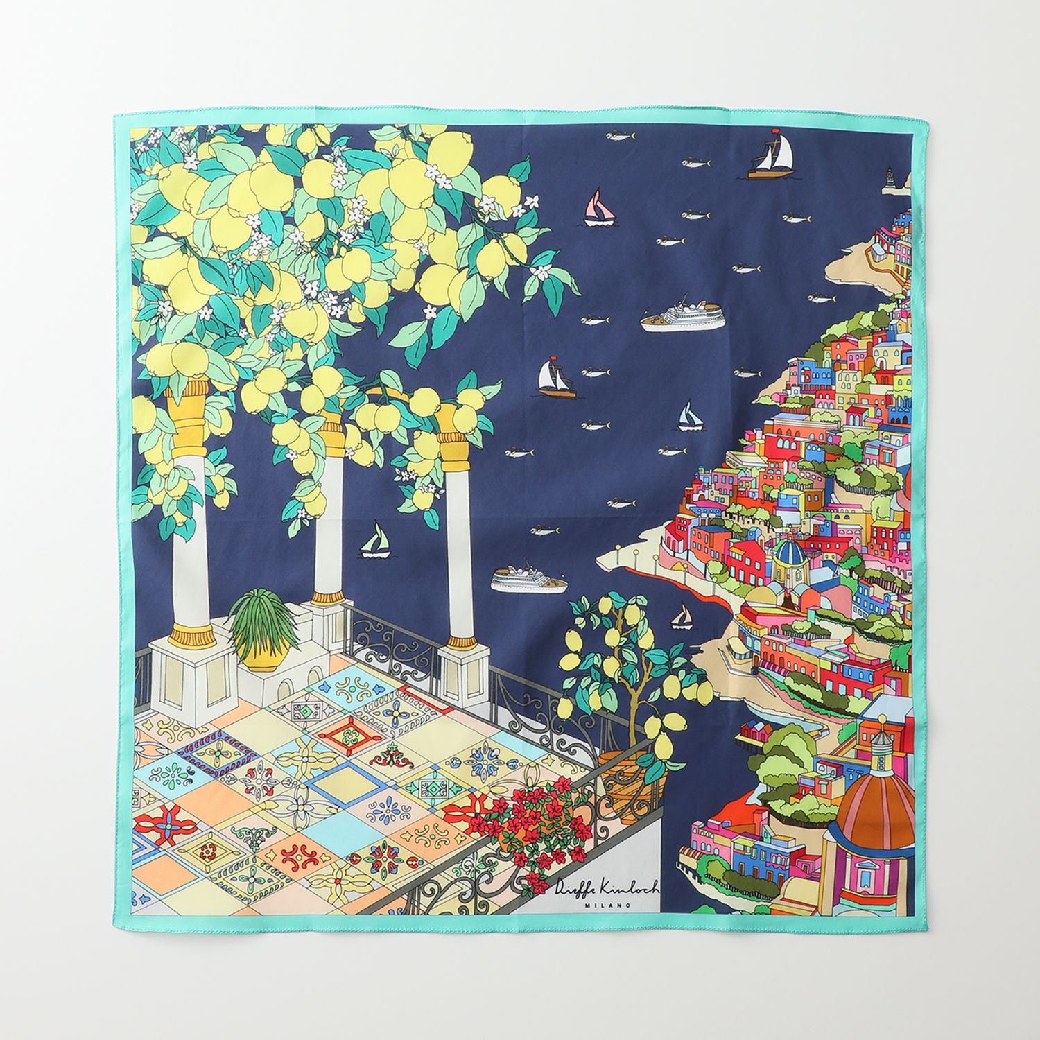 ジリオ・ フィオレンティーノ グローブ＆ ディエッフェ・キンロック ハンカチ