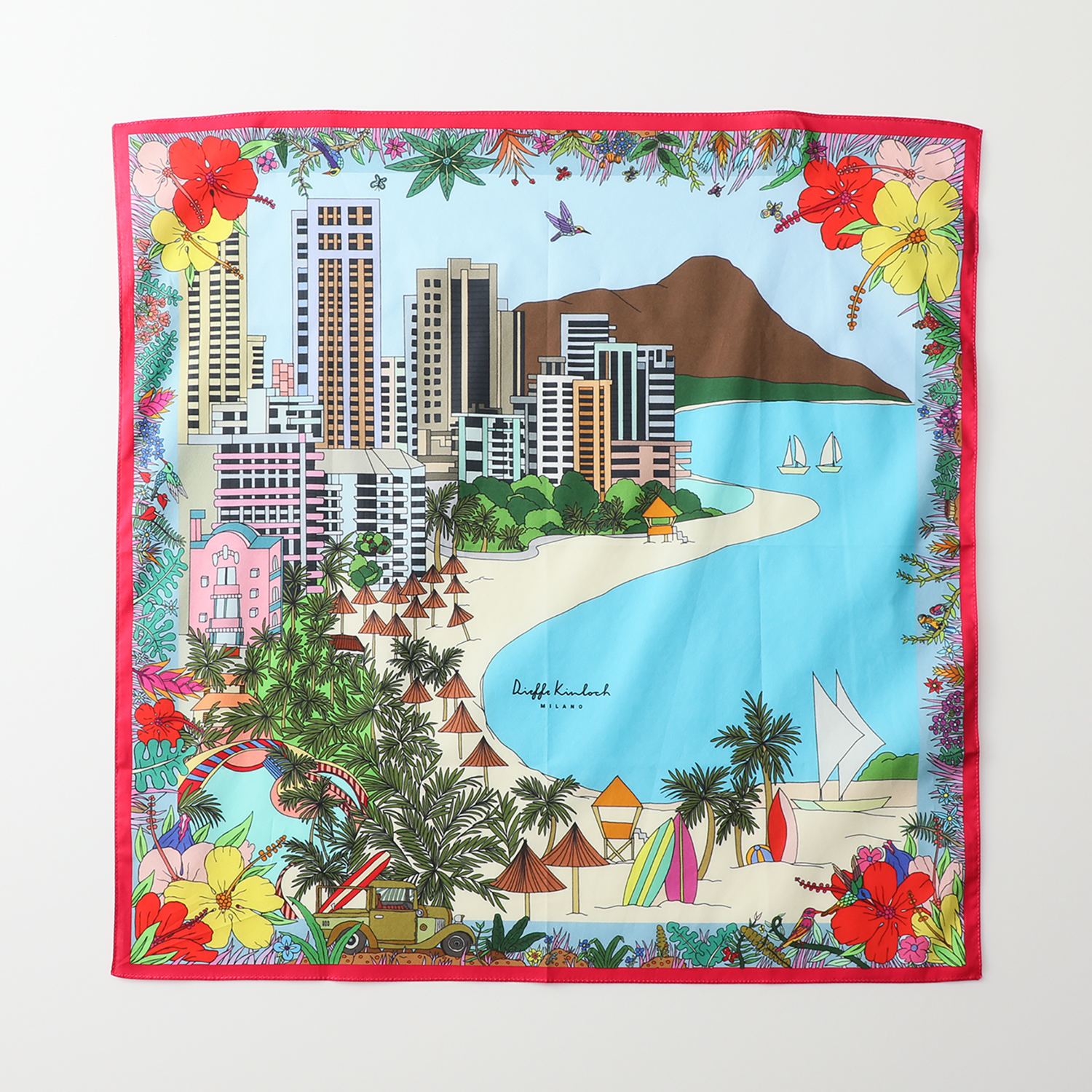 ジリオ・ フィオレンティーノ グローブ＆ ディエッフェ・キンロック ハンカチ