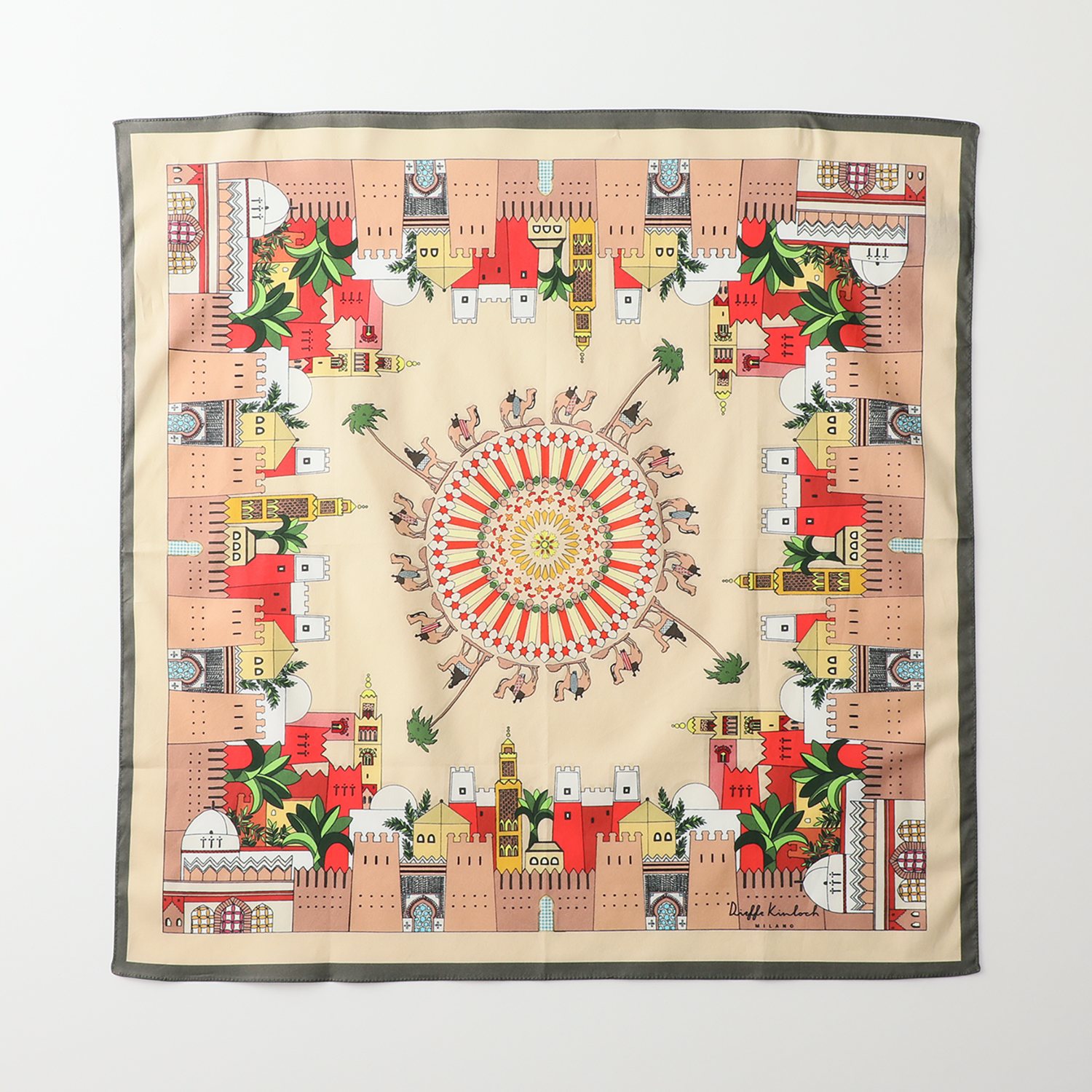 ジリオ・ フィオレンティーノ グローブ＆ ディエッフェ・キンロック ハンカチ