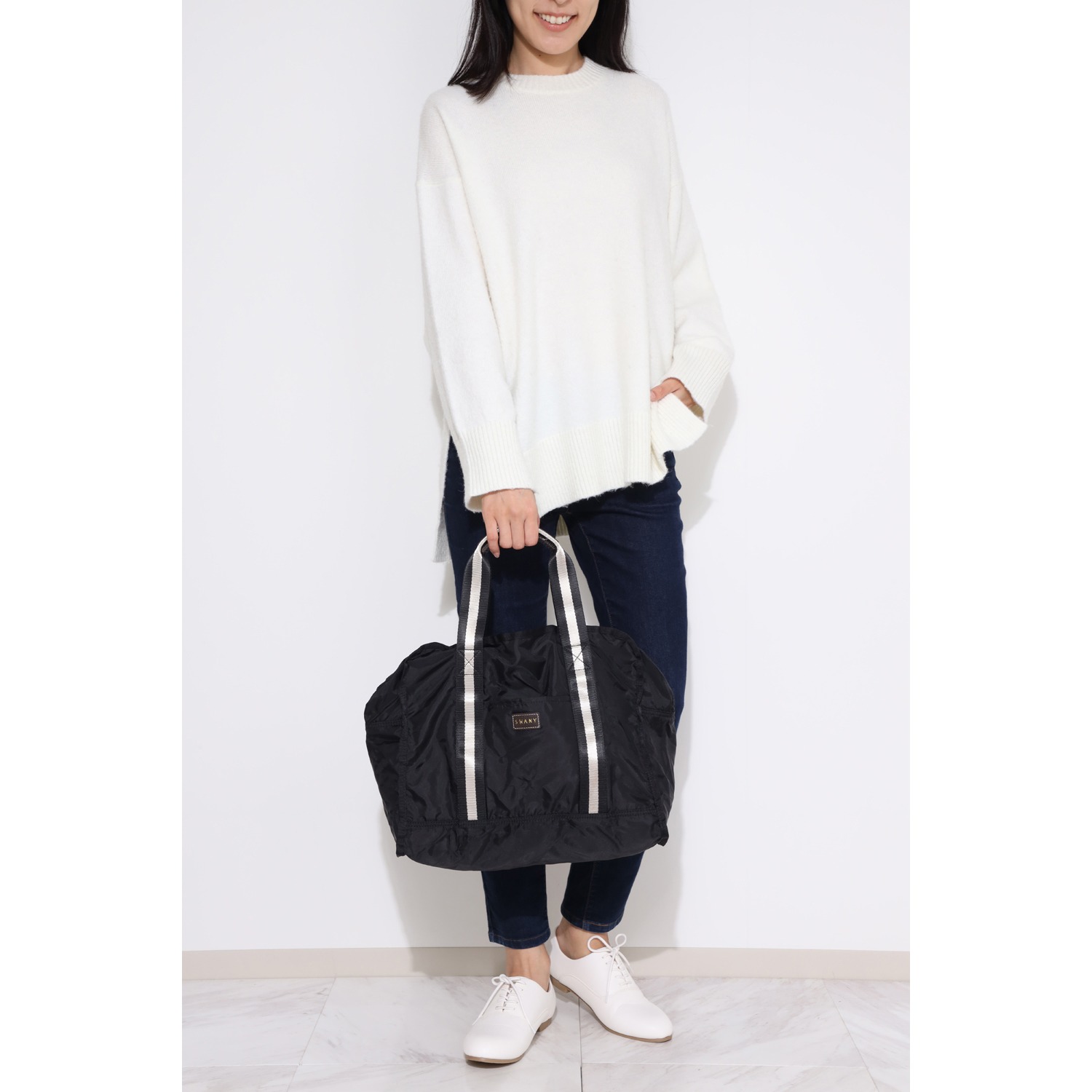 スワニー ハンドル ポケッタブルトートＩＩ