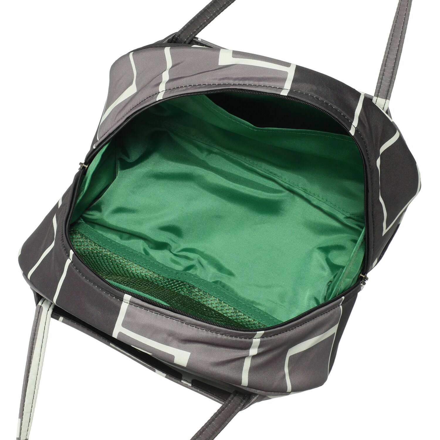 シビラ はっ水 半月ポーチバッグ＆ チェーン付ミラー