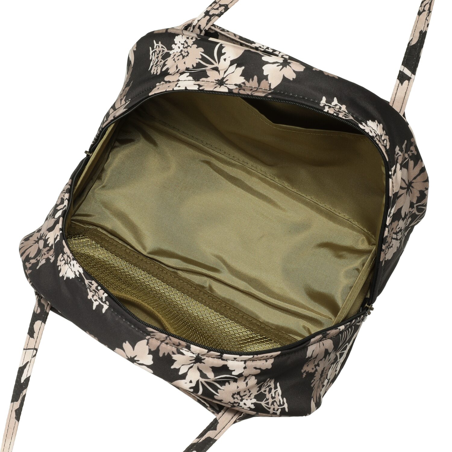 シビラ はっ水 半月ポーチバッグ＆ チェーン付ミラー