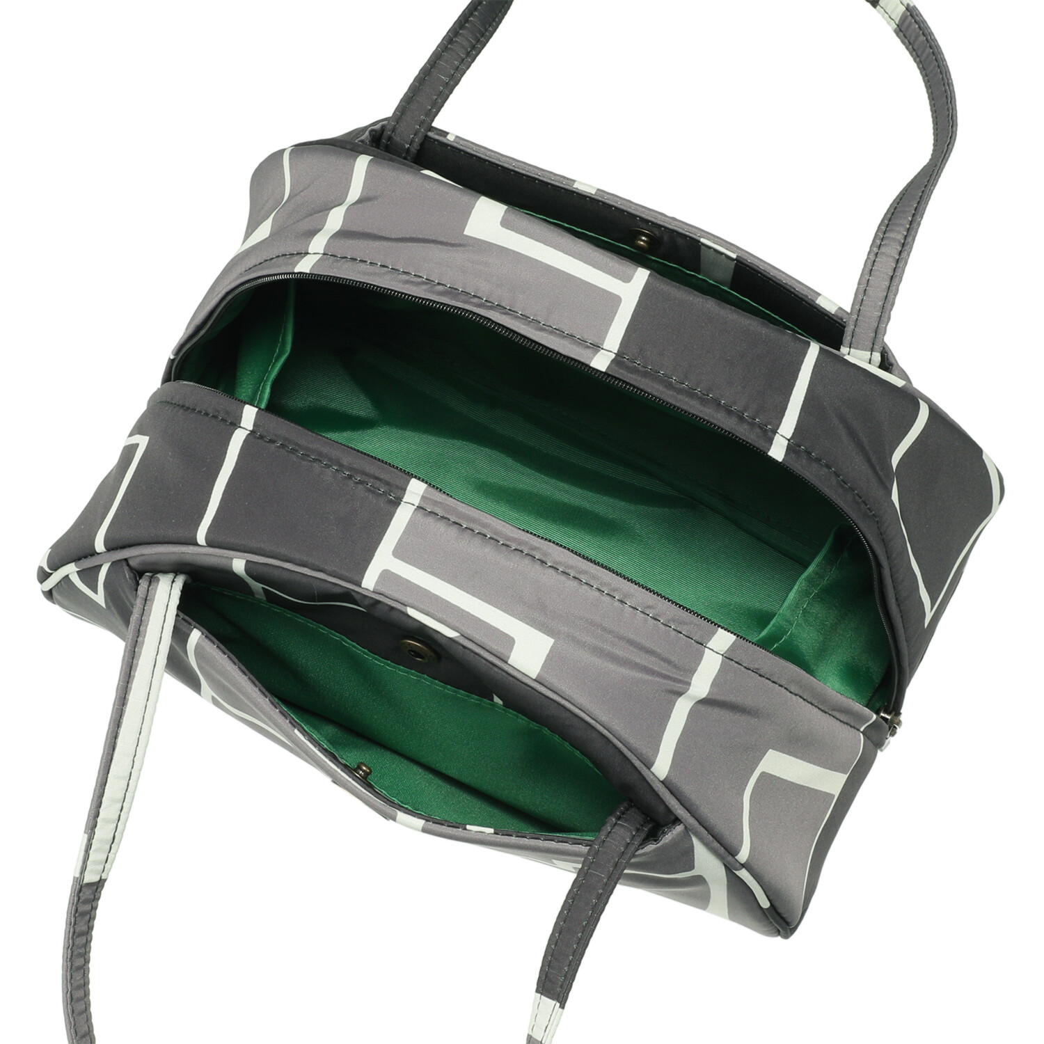 シビラ はっ水 半月ポーチバッグ＆ チェーン付ミラー