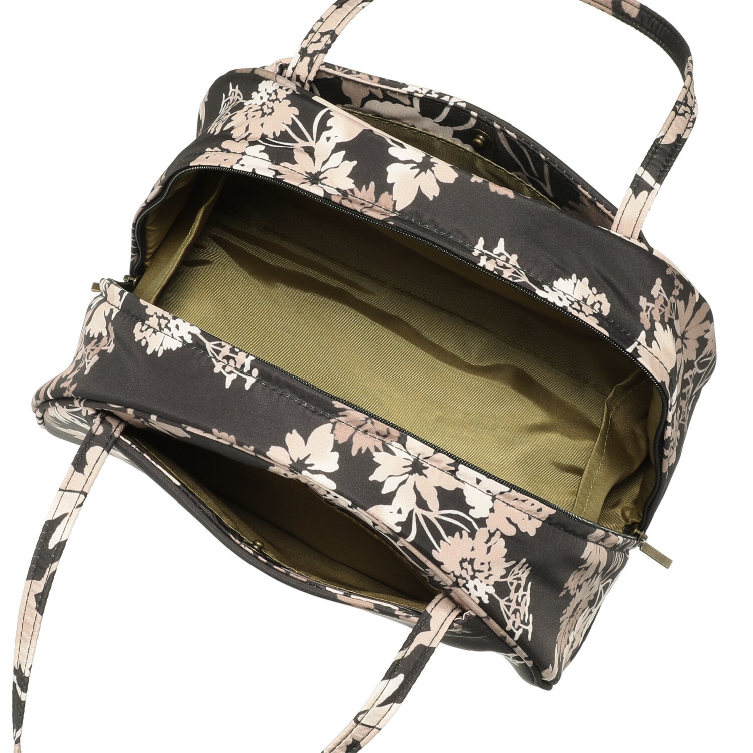 シビラ はっ水 半月ポーチバッグ＆ チェーン付ミラー