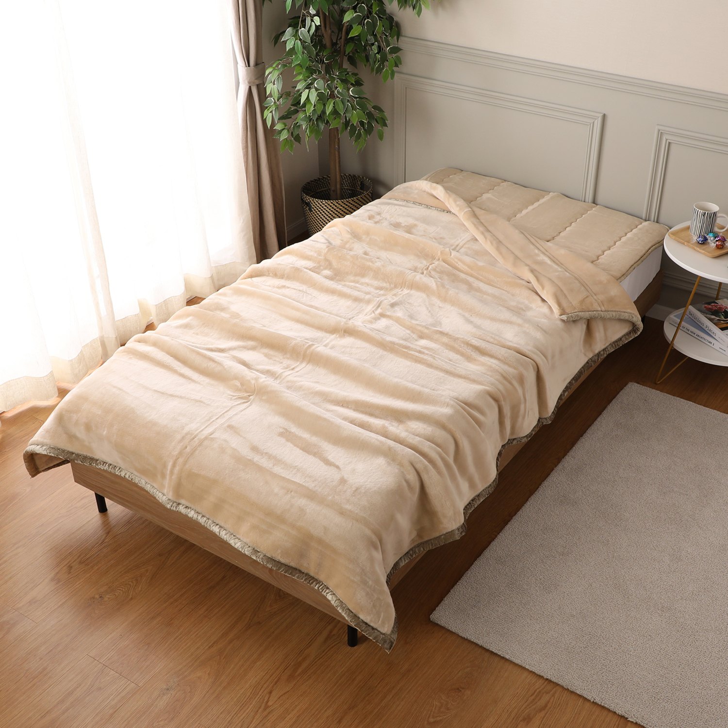 オーラ岩盤 あったかほぐし 掛け毛布 ＜シングル＞