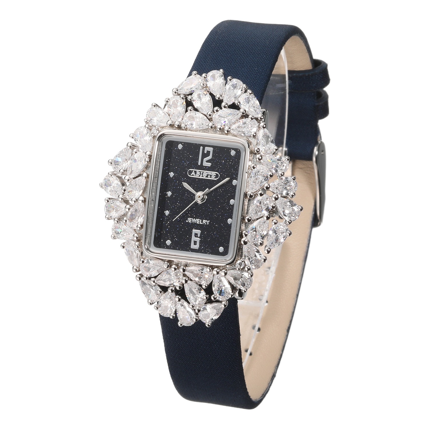 アビステ ウォッチ＆アクセサリーズ ＣＺ レザーベルト キラキラウォッチ