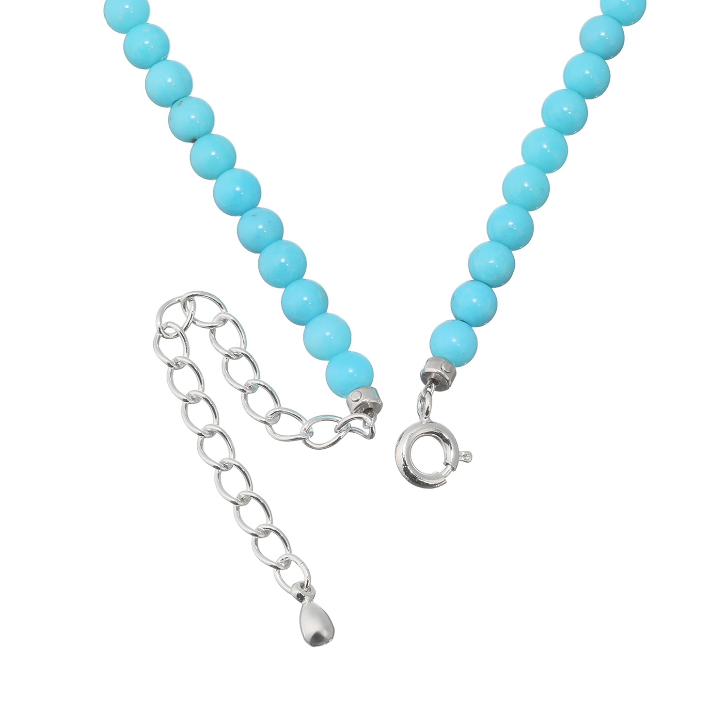 ミケランジェロ ４５カラットＵＰ アリゾナ産ターコイズ ネックレス