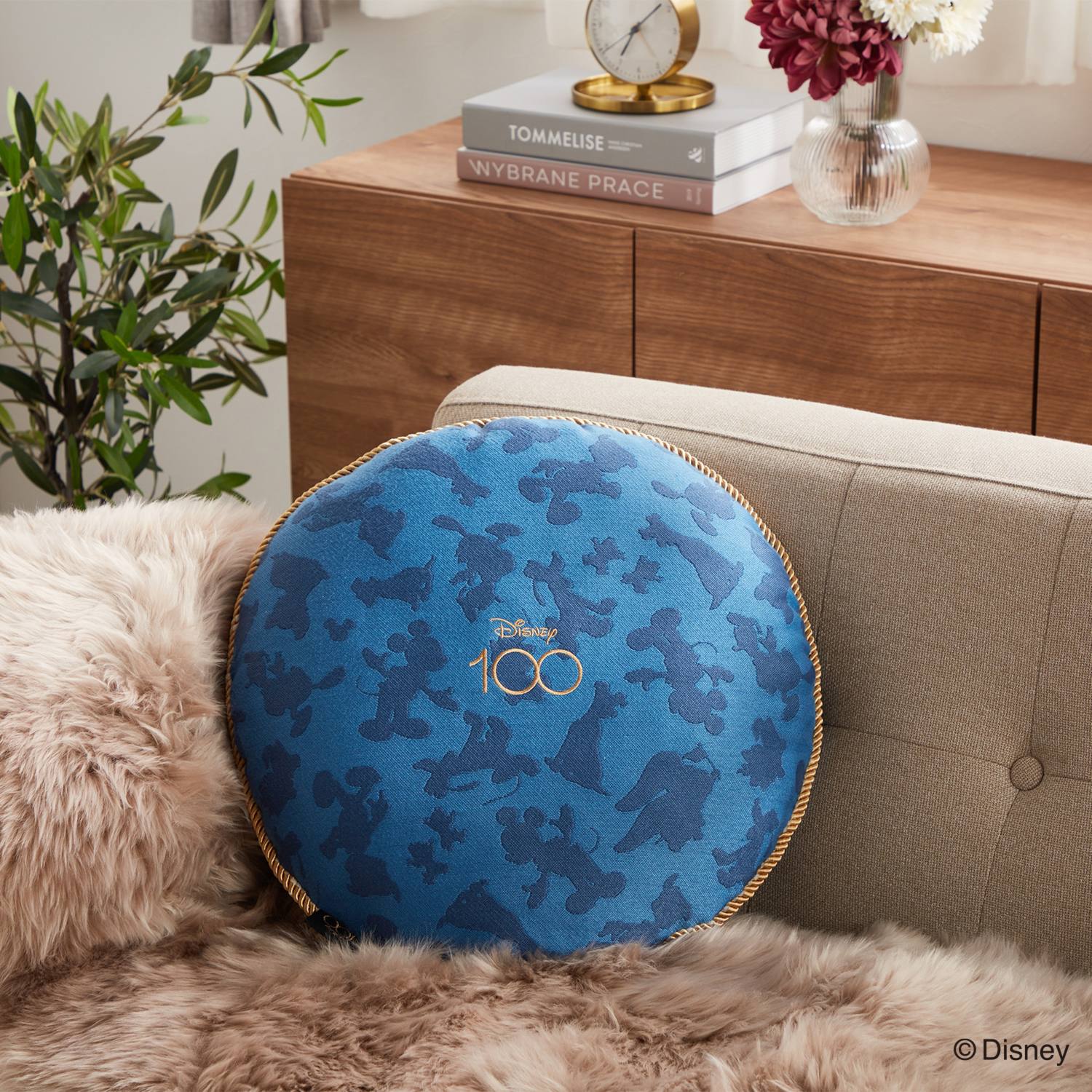 ディズニー 創立１００周年モデル 名作キャラクター大集合！ ゴブラン サークルクッション