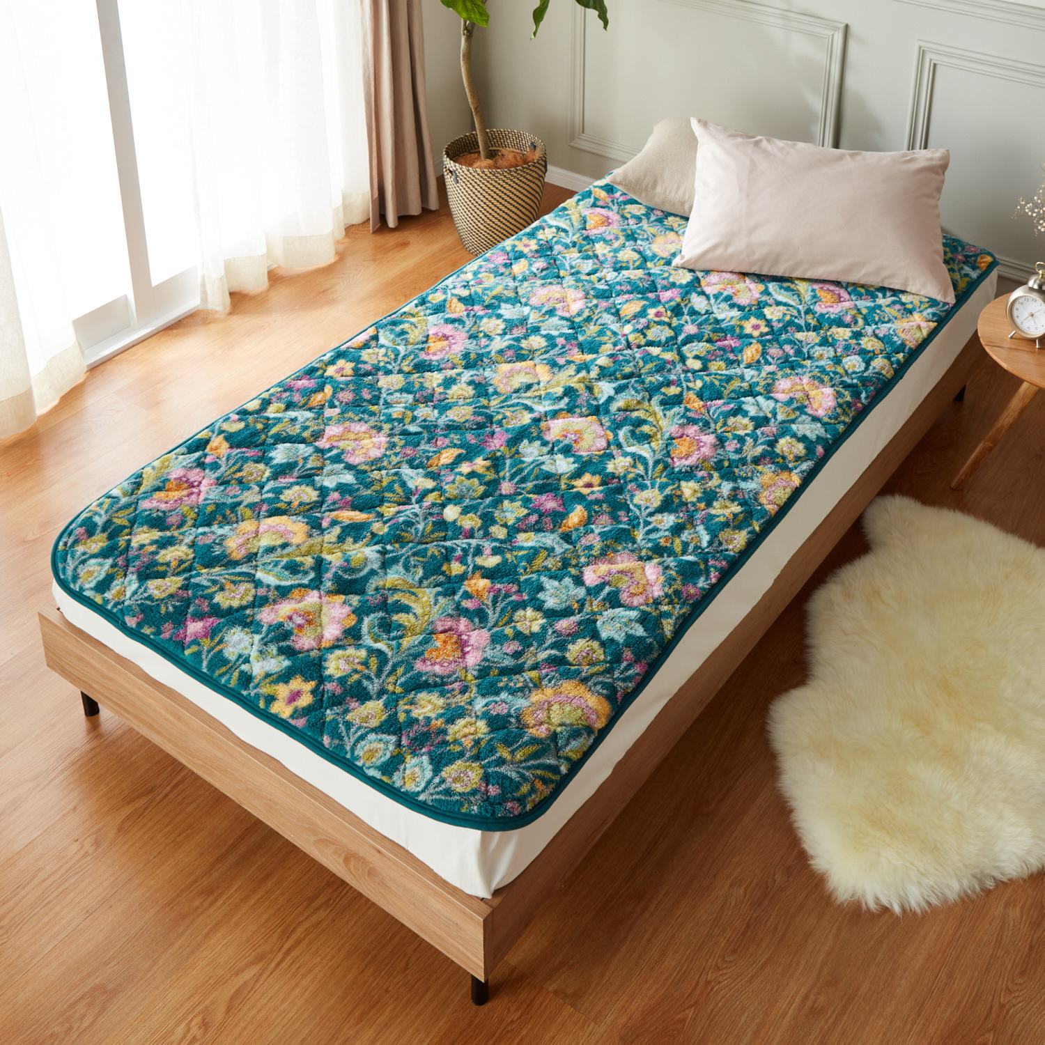 大津毛織 吸湿発熱ホットテックス ボリューム掛け毛布＆ ボリューム敷パッドセット ＜シングル＞