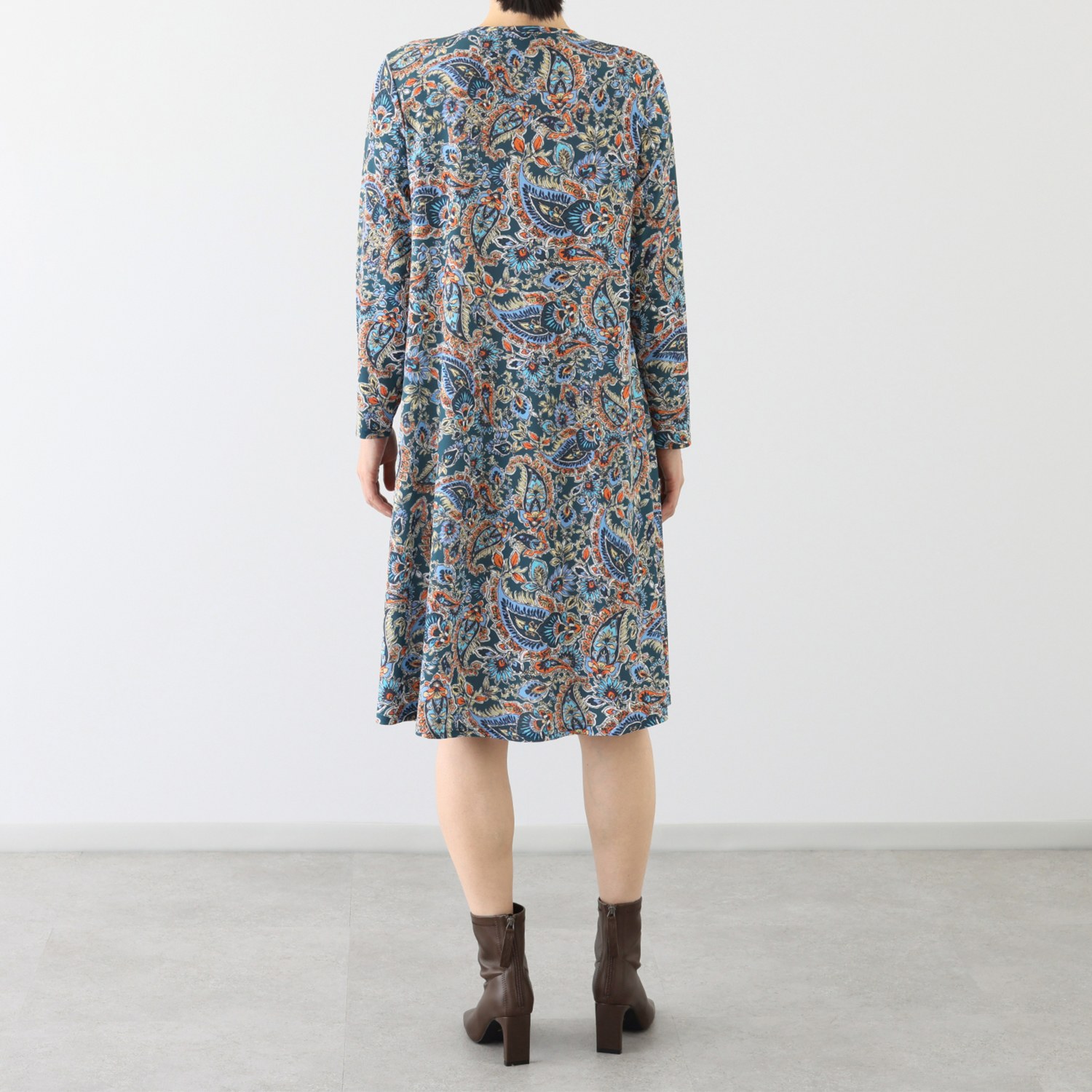 ダジュール プリント Ａラインワンピース