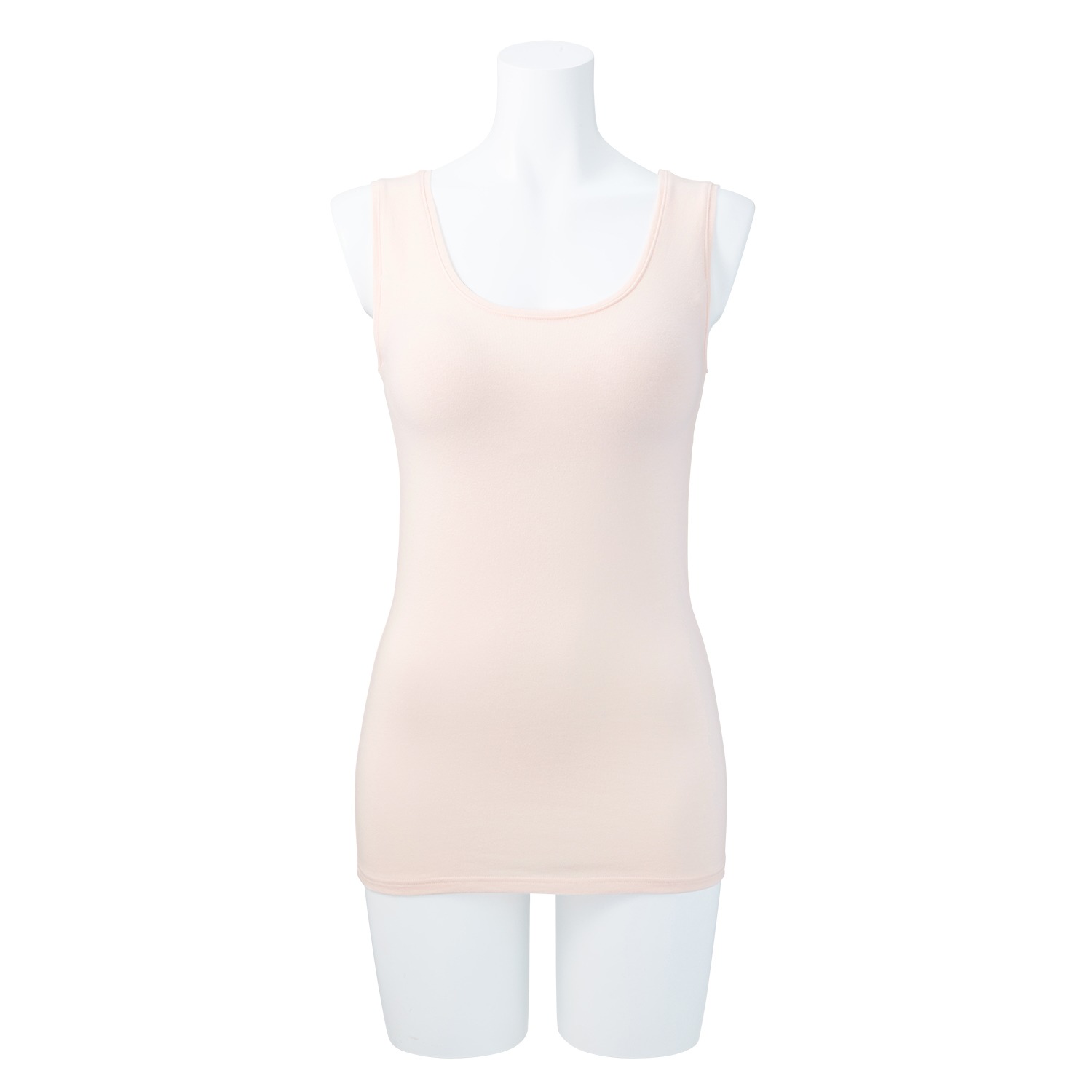 福助 熟成綿　出雲ソフト 綿高混率・ベア天竺生地 カップ付タンクトップ ２枚セット