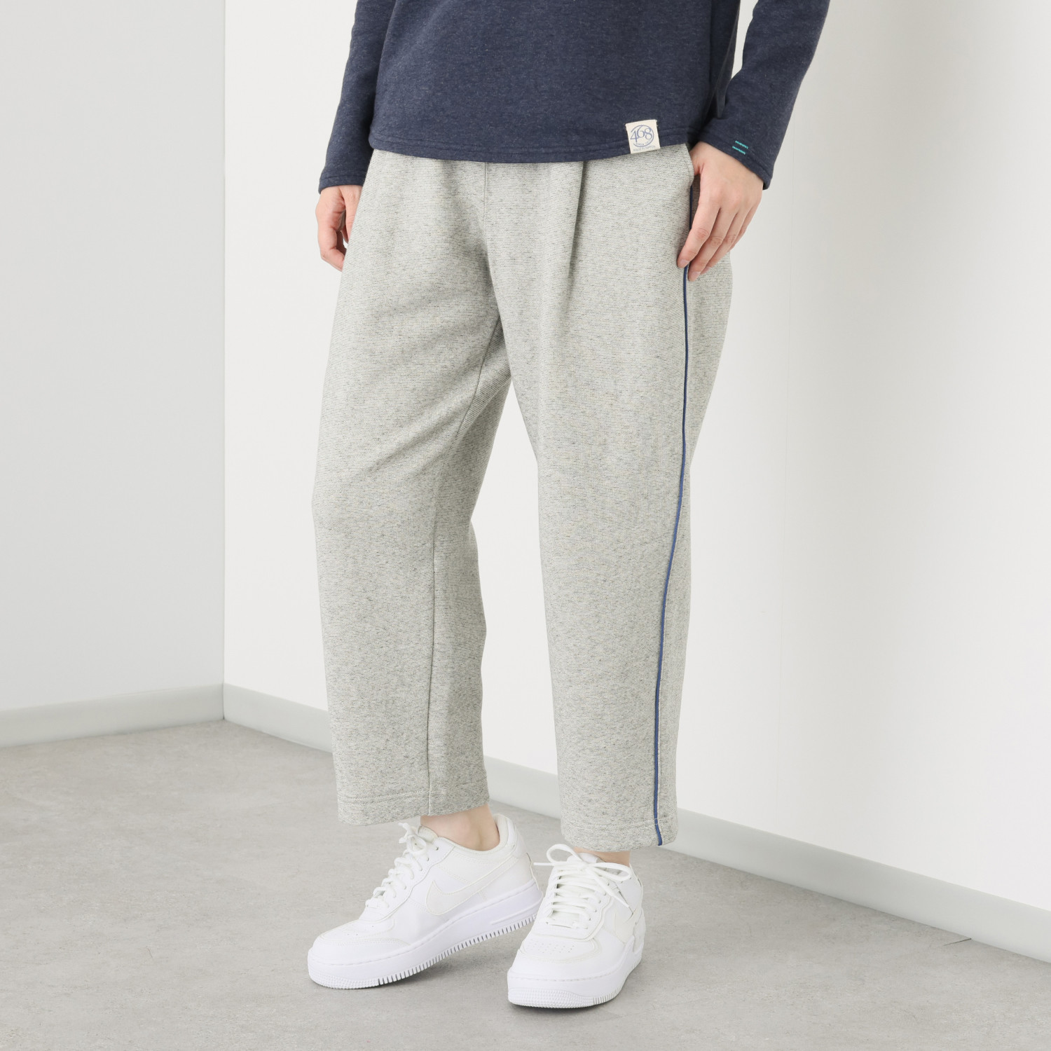 シロヤイチガントウキョウ リバーエース裏毛起毛 コクーンパンツ