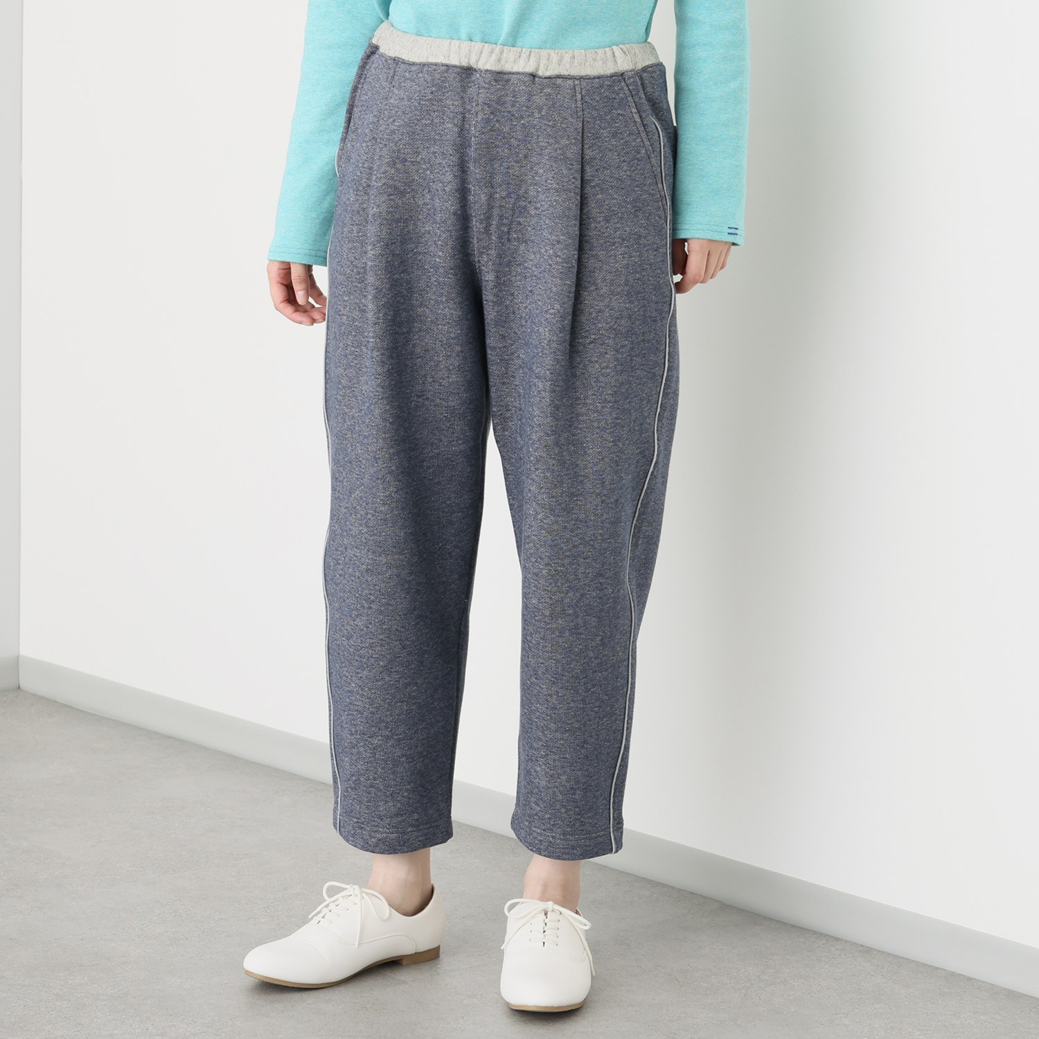 シロヤイチガントウキョウ リバーエース裏毛起毛 コクーンパンツ