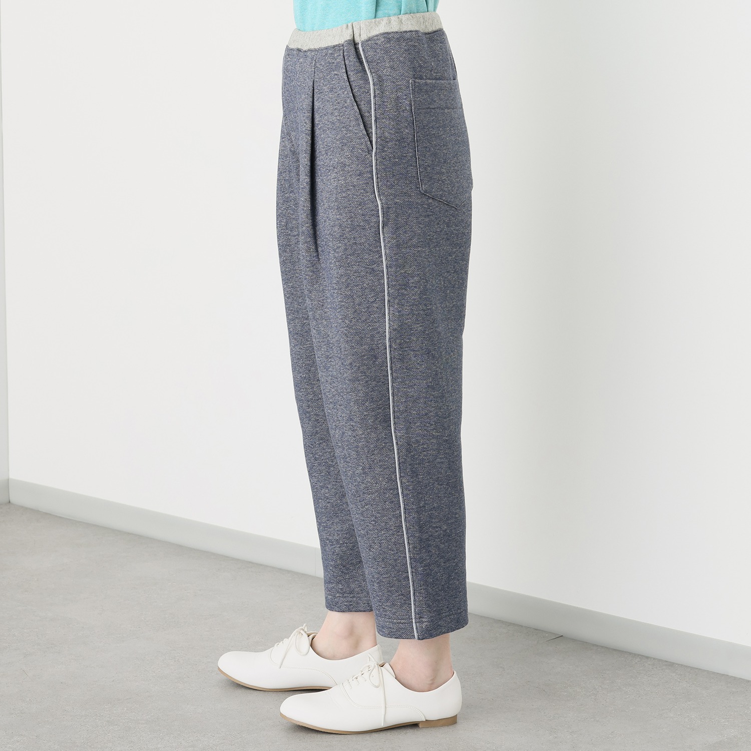 シロヤイチガントウキョウ リバーエース裏毛起毛 コクーンパンツ