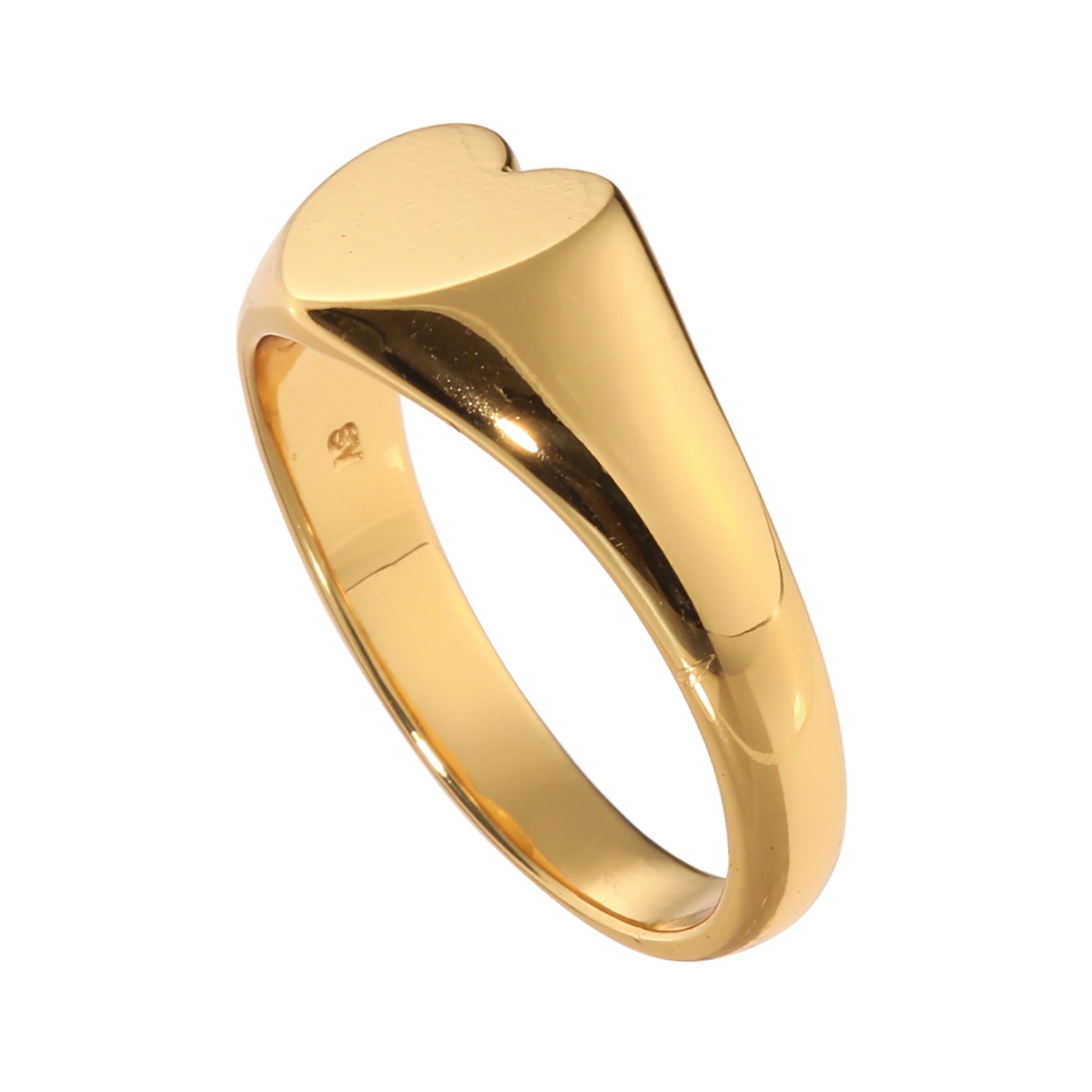 ベリテ シルバー やさシールド ハートモティーフ カレッジリング